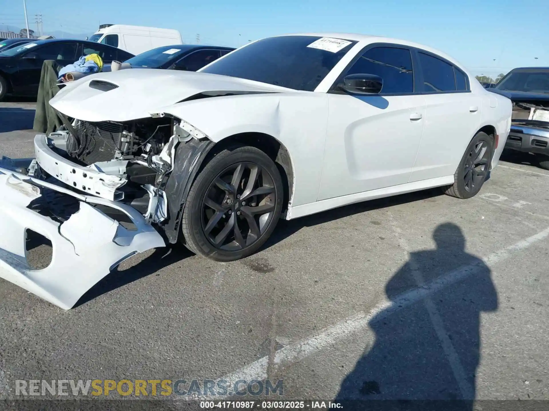 2 Photograph of a damaged car 2C3CDXHG7MH652504 DODGE CHARGER 2021