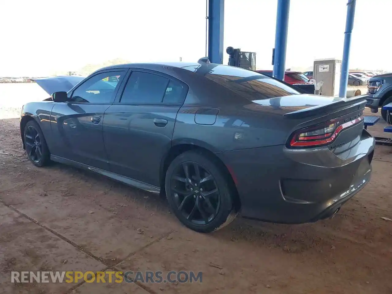 2 fotografías del automóvil dañado 2C3CDXHG7MH656200 DODGE CHARGER 2021