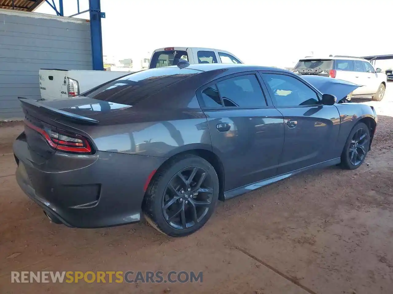 3 fotografías del automóvil dañado 2C3CDXHG7MH656200 DODGE CHARGER 2021