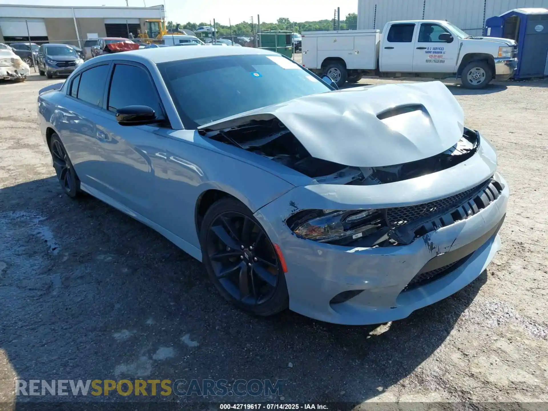 1 Photograph of a damaged car 2C3CDXHG8MH518682 DODGE CHARGER 2021