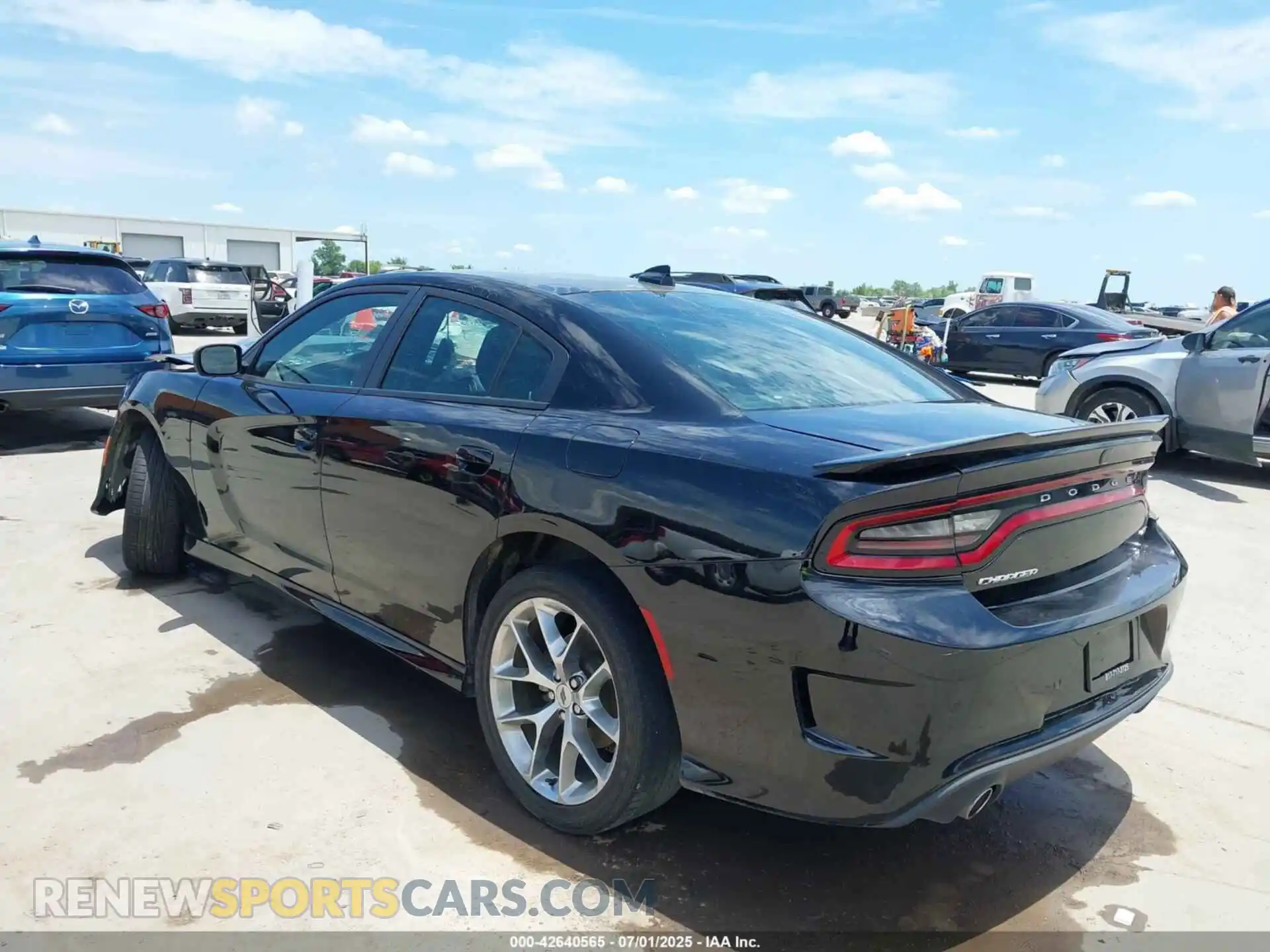 3 Photograph of a damaged car 2C3CDXHG8MH592054 DODGE CHARGER 2021