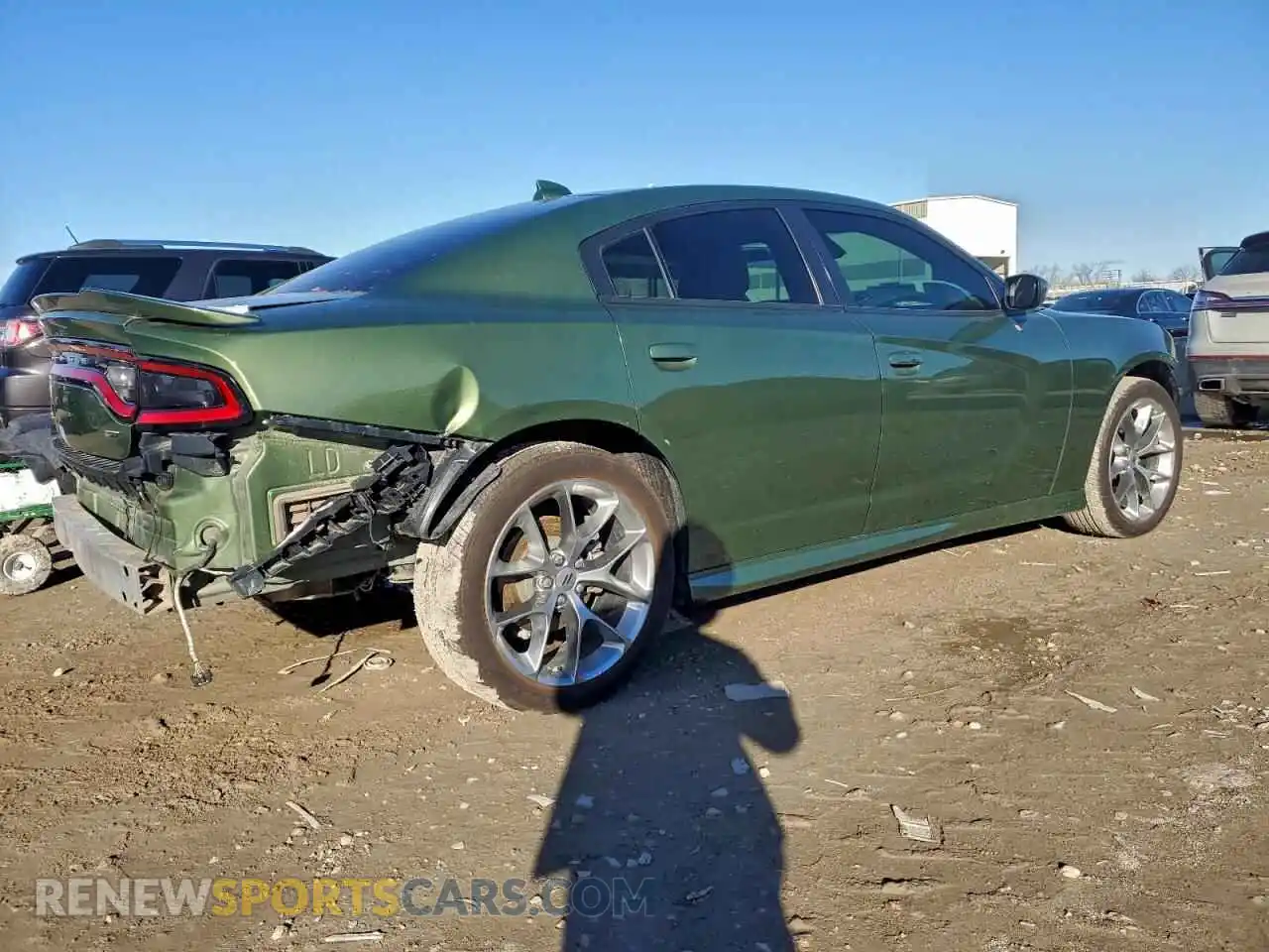 3 Photograph of a damaged car 2C3CDXHG8MH629054 DODGE CHARGER 2021