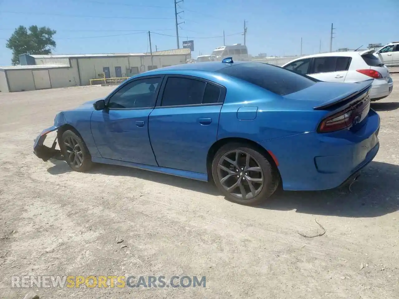 2 Photograph of a damaged car 2C3CDXHG8MH659364 DODGE CHARGER 2021