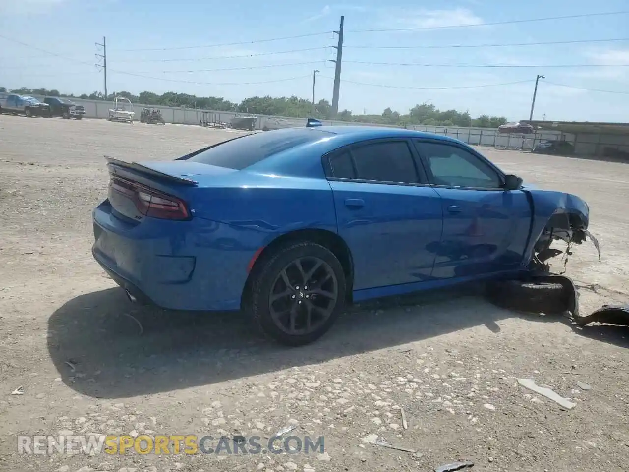 3 Photograph of a damaged car 2C3CDXHG8MH659364 DODGE CHARGER 2021
