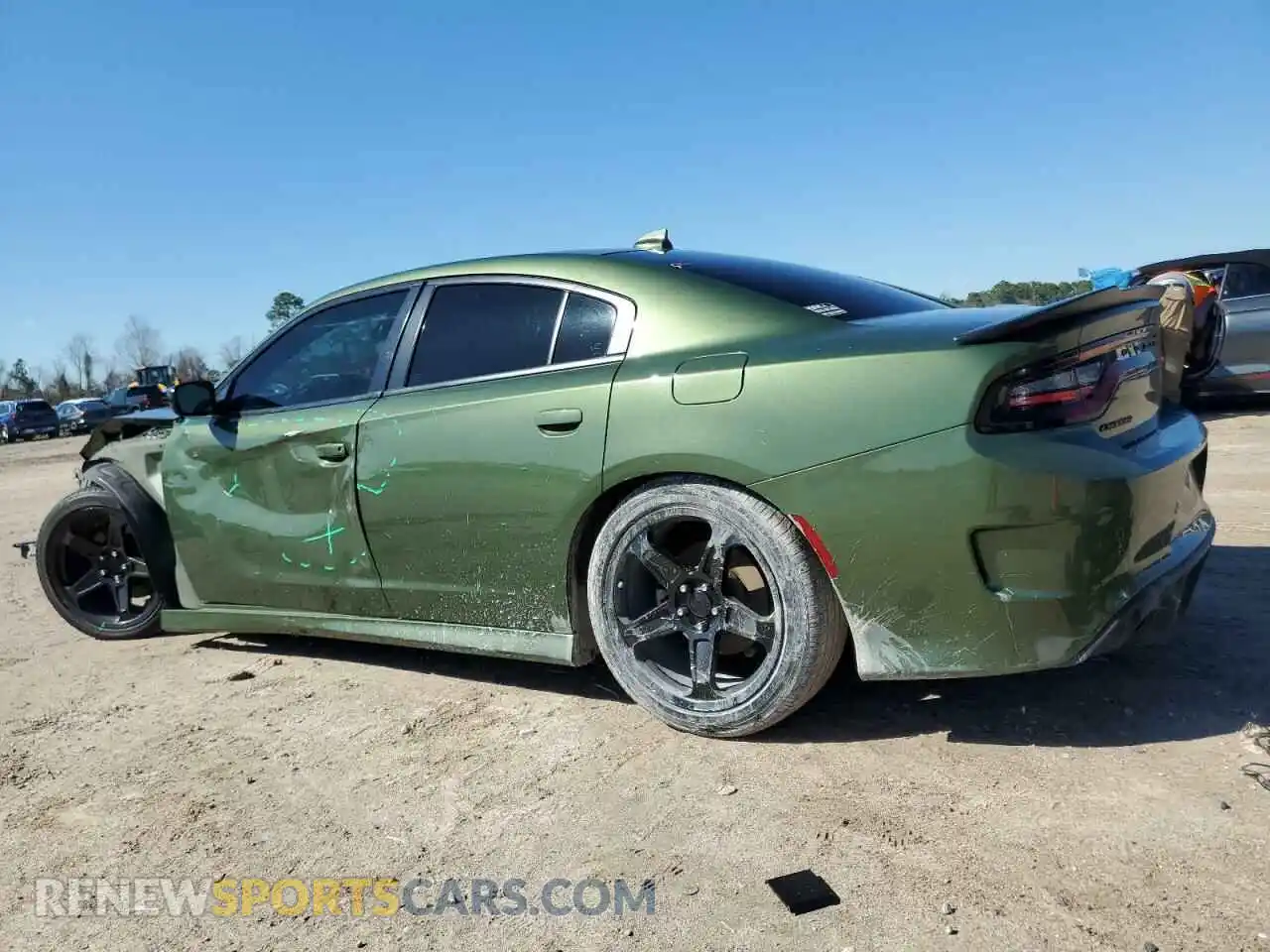 2 Photograph of a damaged car 2C3CDXHG9MH612232 DODGE CHARGER 2021