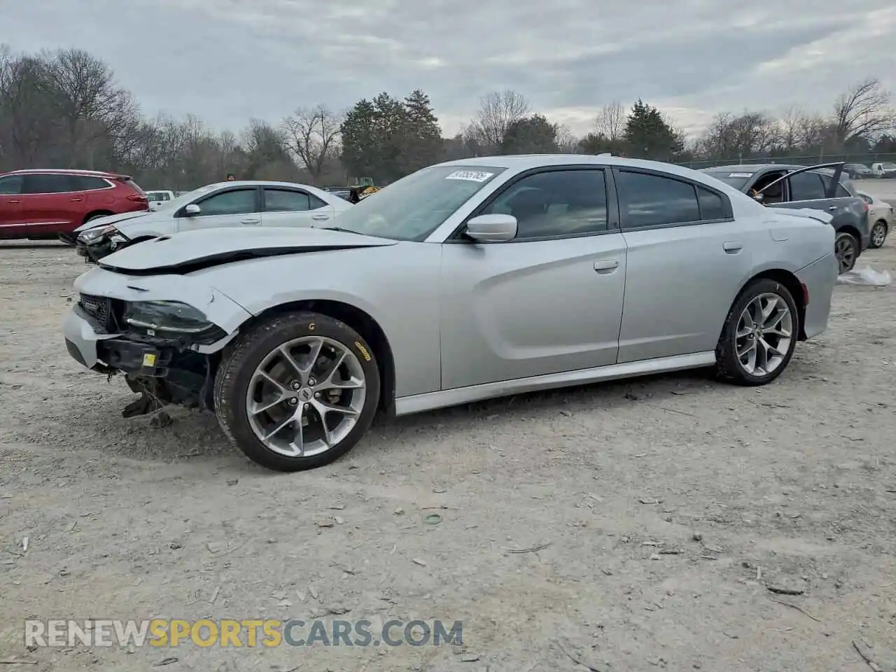 1 Photograph of a damaged car 2C3CDXHG9MH616426 DODGE CHARGER 2021