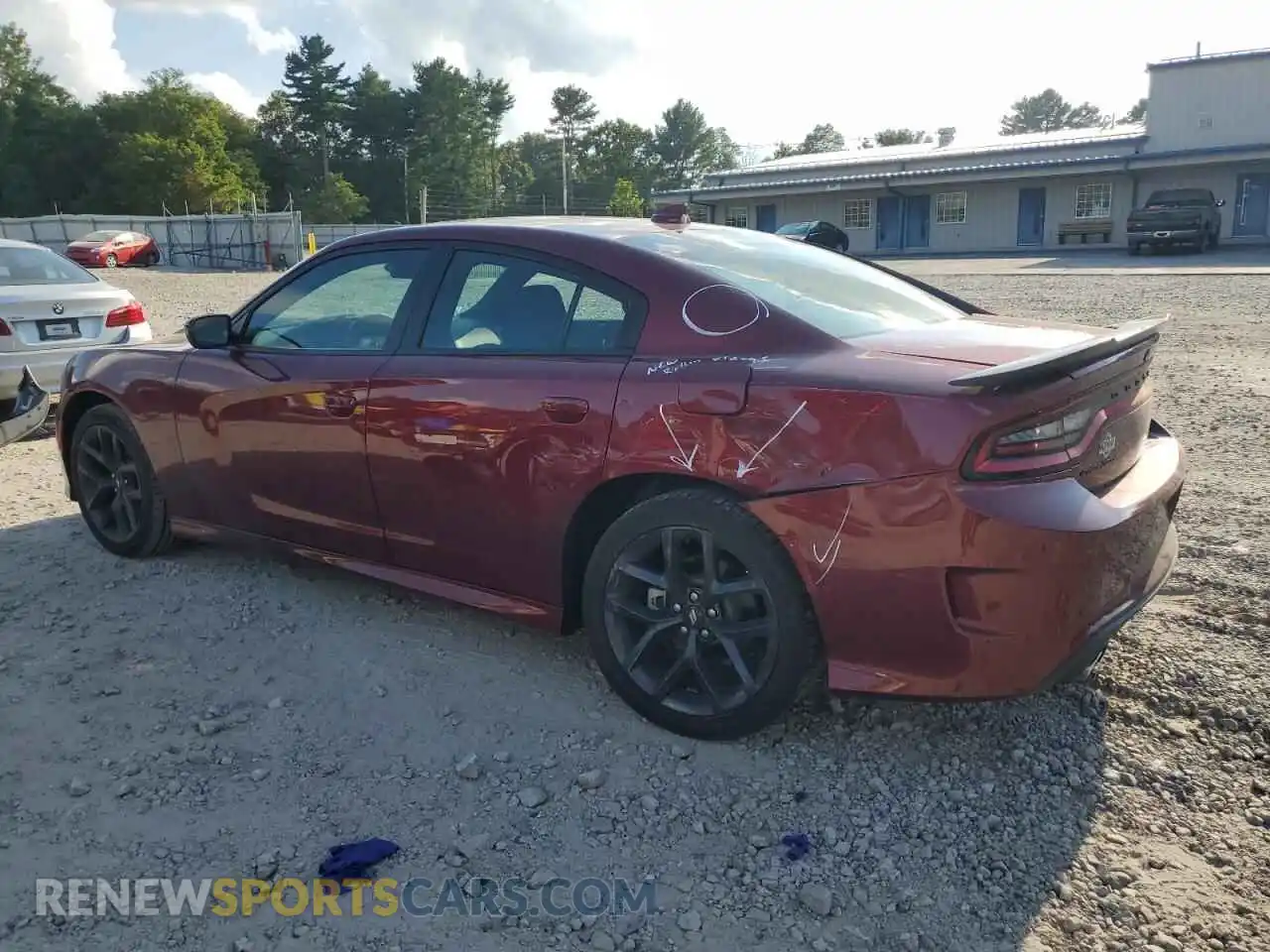 2 Photograph of a damaged car 2C3CDXHG9MH648860 DODGE CHARGER 2021