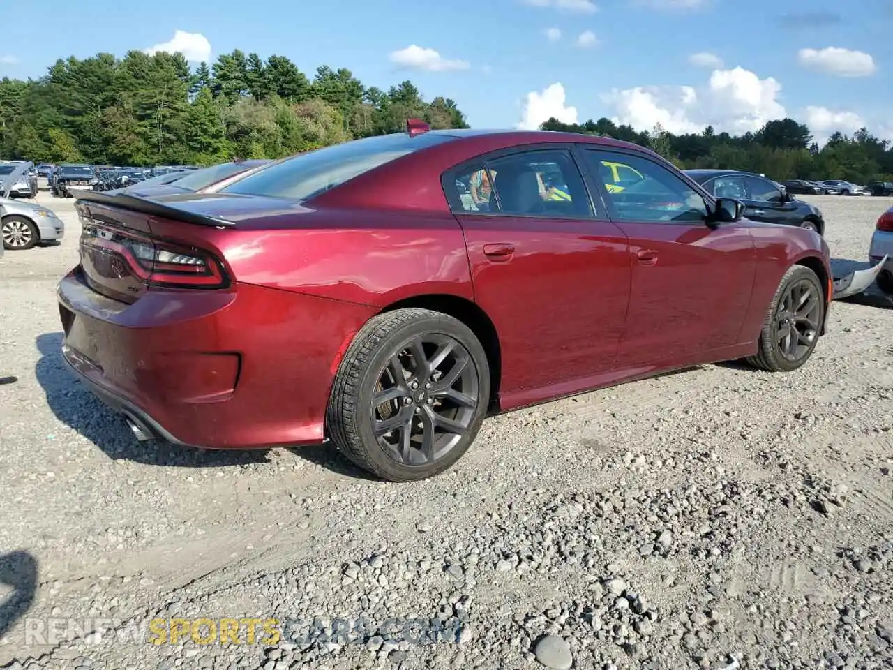 3 Photograph of a damaged car 2C3CDXHG9MH648860 DODGE CHARGER 2021