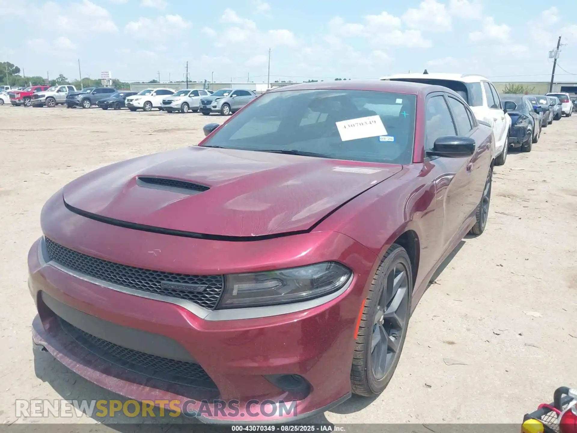 2 Photograph of a damaged car 2C3CDXHGXMH540411 DODGE CHARGER 2021