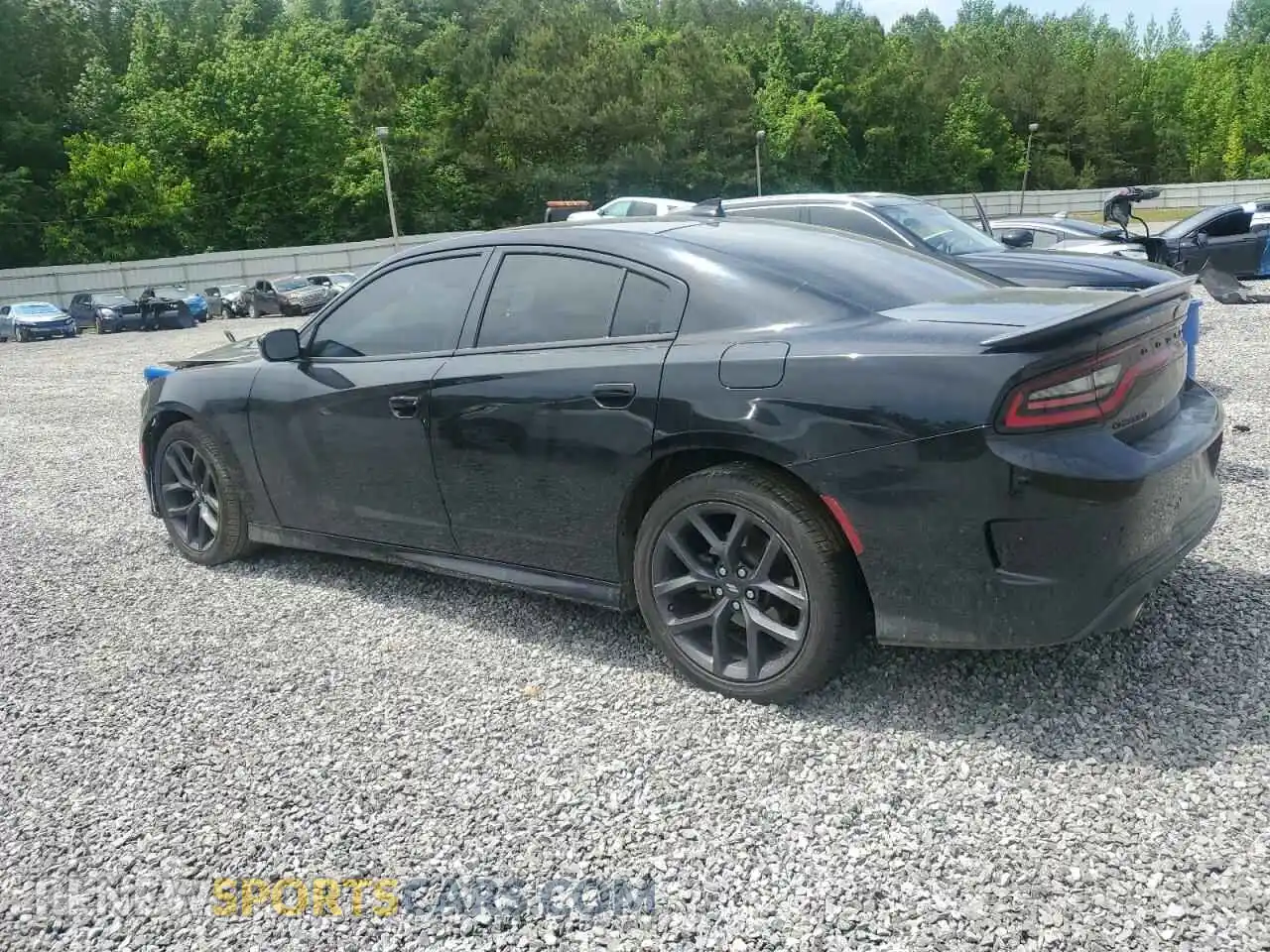 2 Photograph of a damaged car 2C3CDXHGXMH581296 DODGE CHARGER 2021