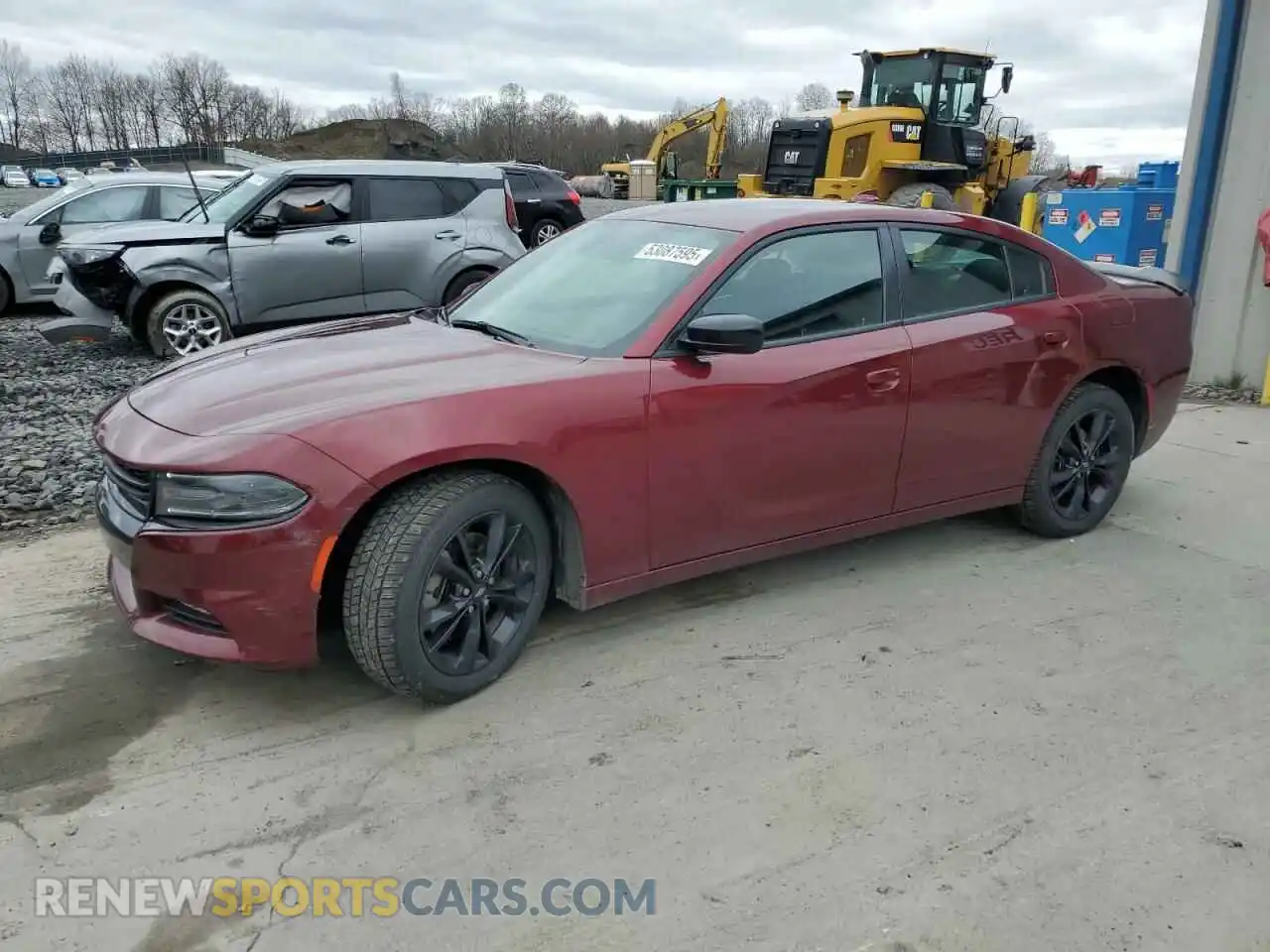 1 Photograph of a damaged car 2C3CDXJG0MH606152 DODGE CHARGER 2021