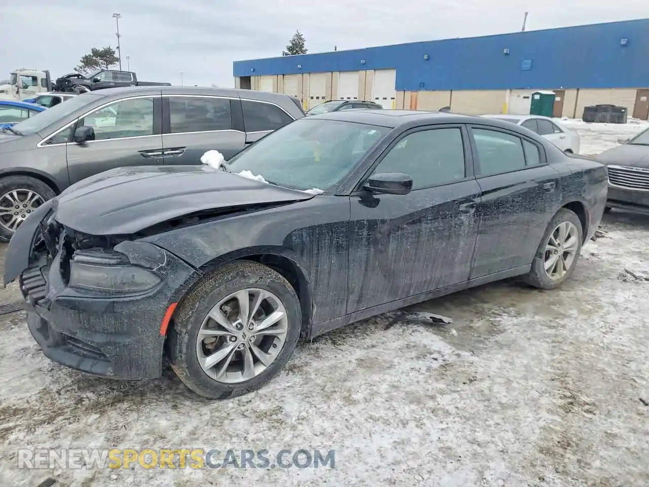 1 Photograph of a damaged car 2C3CDXJG1MH683192 DODGE CHARGER 2021