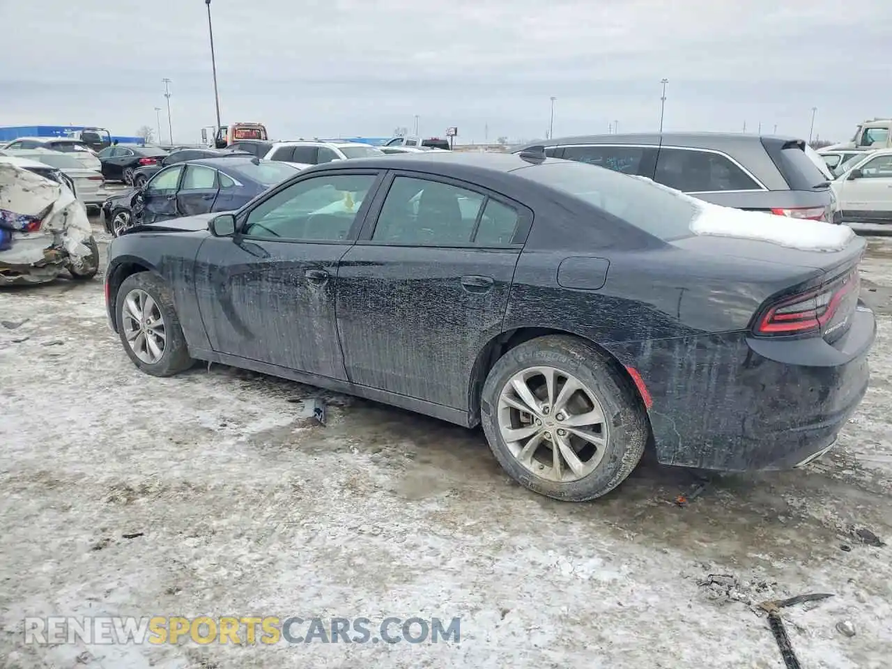 2 Photograph of a damaged car 2C3CDXJG1MH683192 DODGE CHARGER 2021