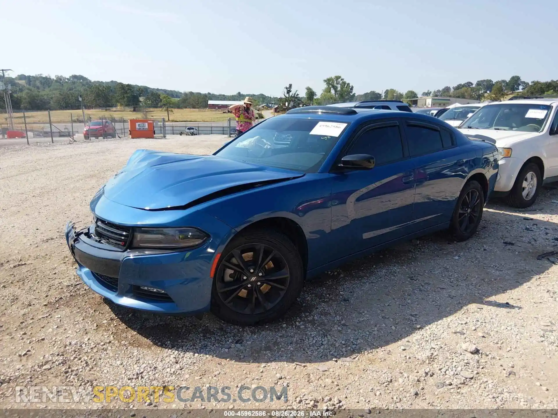 2 fotografías del automóvil dañado 2C3CDXJG2MH617153 DODGE CHARGER 2021