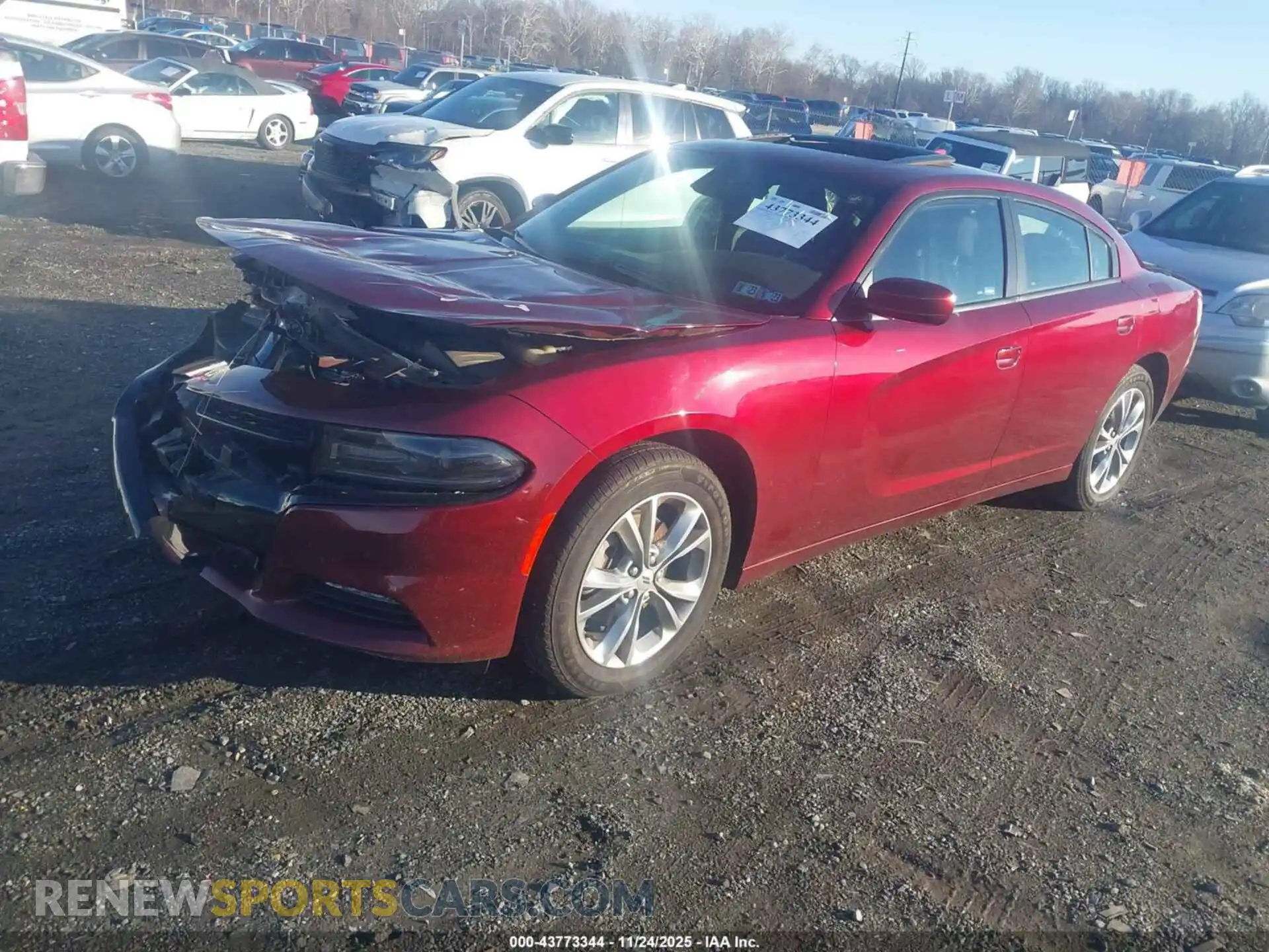 2 Photograph of a damaged car 2C3CDXJG3MH685316 DODGE CHARGER 2021