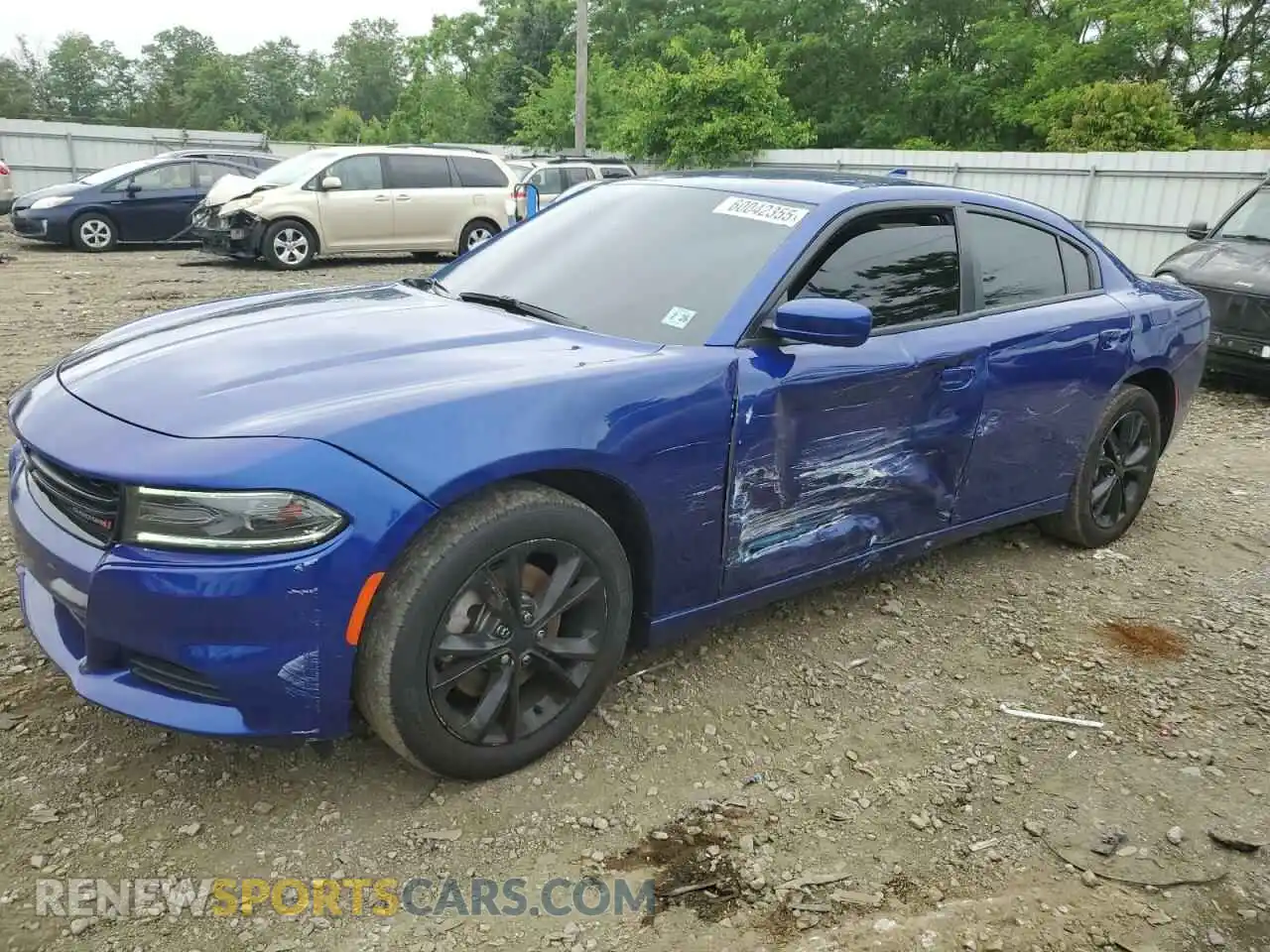 1 Photograph of a damaged car 2C3CDXJG4MH635069 DODGE CHARGER 2021