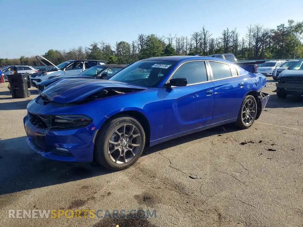 1 Photograph of a damaged car 2C3CDXJG6MH580124 DODGE CHARGER 2021