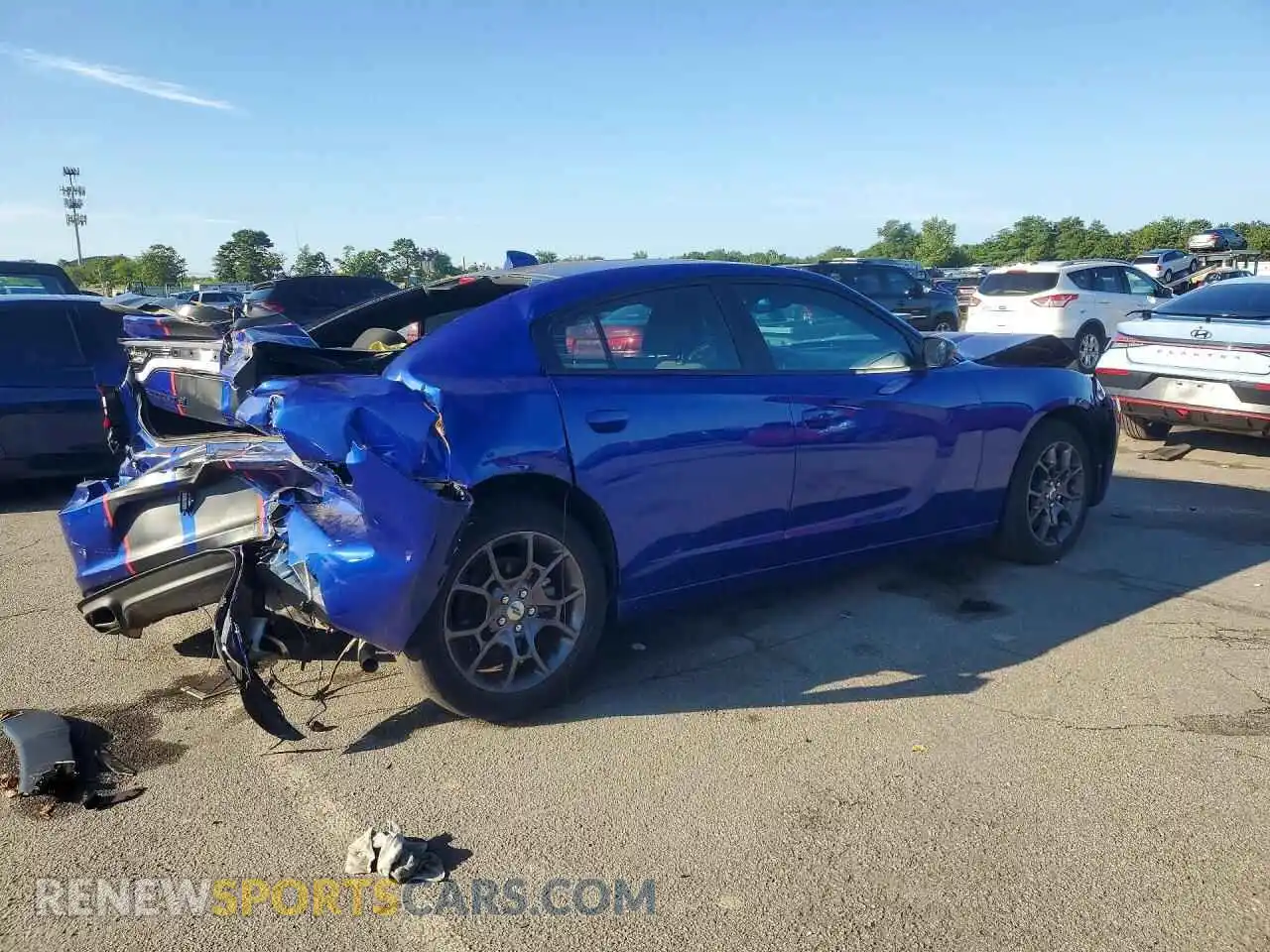 3 Photograph of a damaged car 2C3CDXJG6MH580124 DODGE CHARGER 2021
