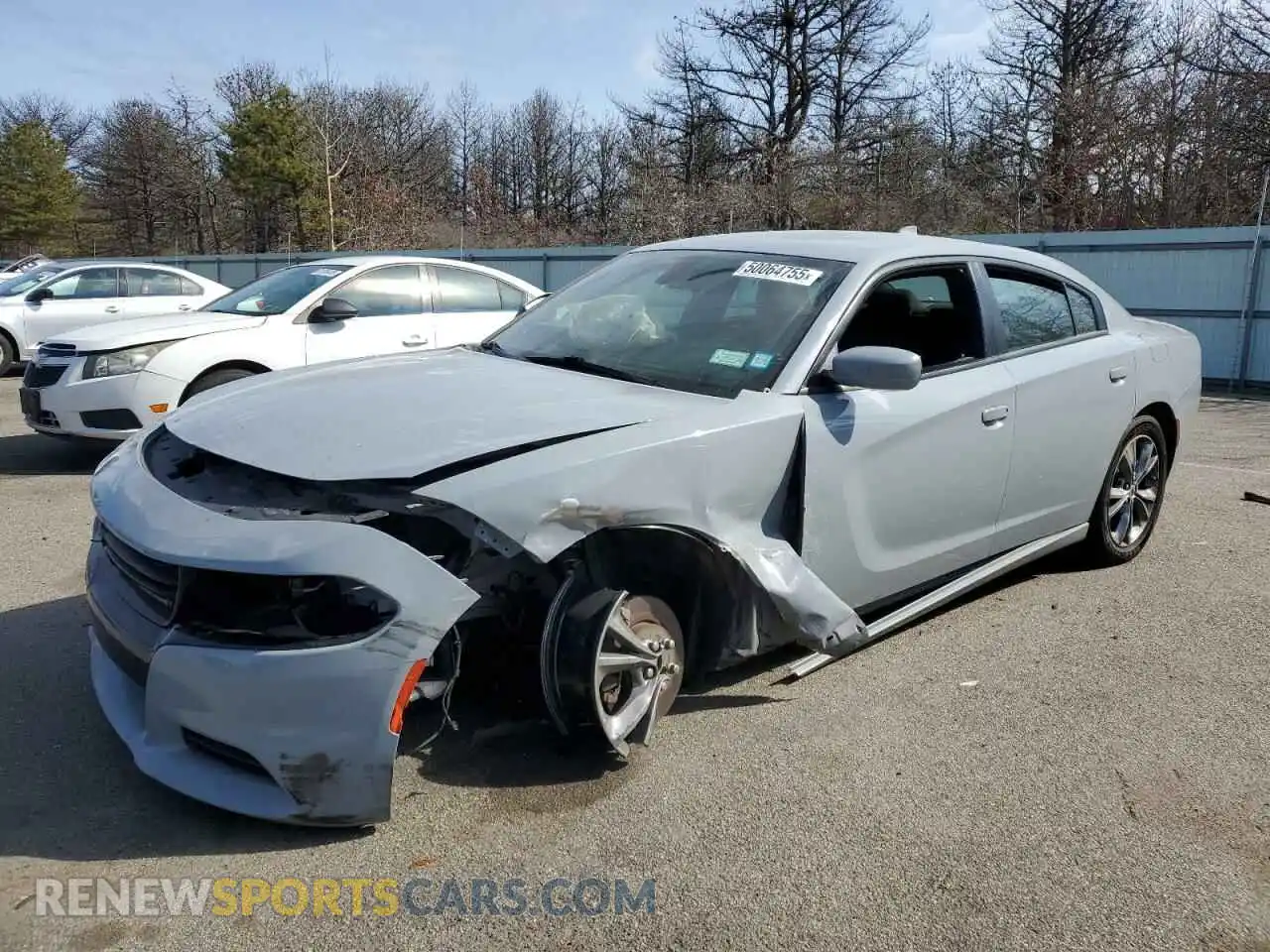 1 Photograph of a damaged car 2C3CDXJG8MH515758 DODGE CHARGER 2021