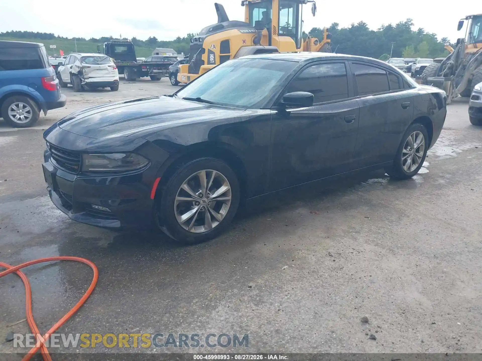 2 fotografías del automóvil dañado 2C3CDXJG9MH549157 DODGE CHARGER 2021
