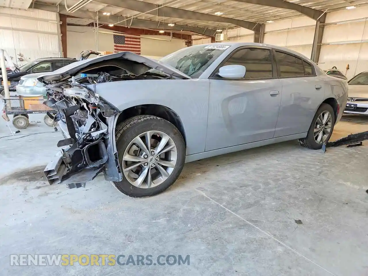 1 Photograph of a damaged car 2C3CDXJG9MH576343 DODGE CHARGER 2021