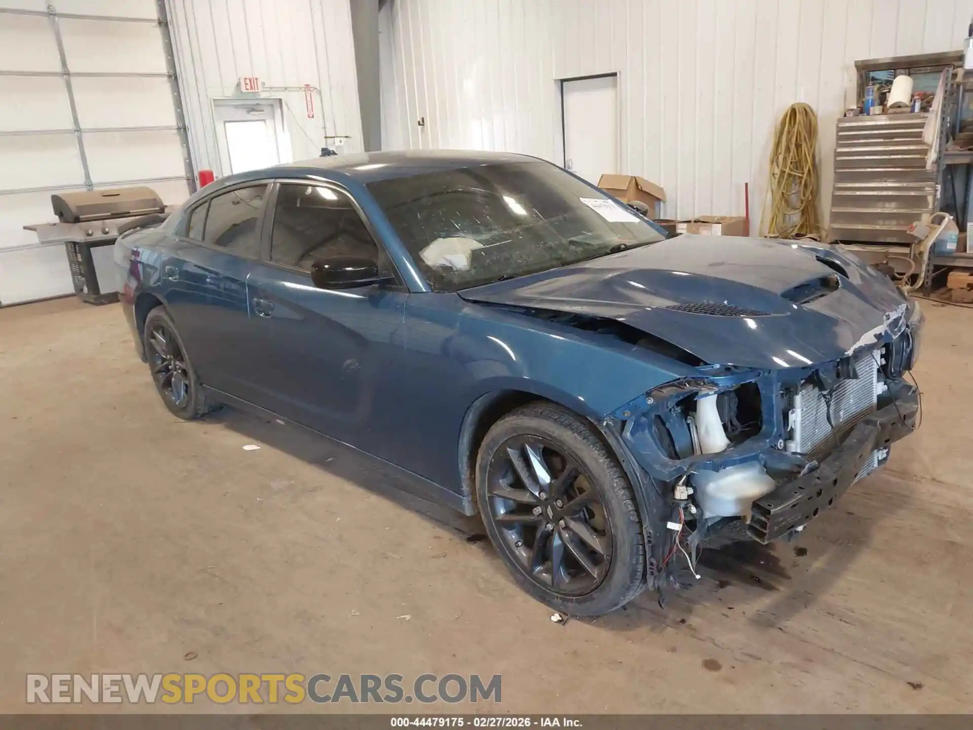 1 Photograph of a damaged car 2C3CDXJGXMH606319 DODGE CHARGER 2021