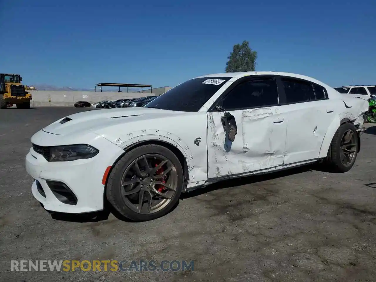 1 Photograph of a damaged car 2C3CDXL91MH592728 DODGE CHARGER 2021