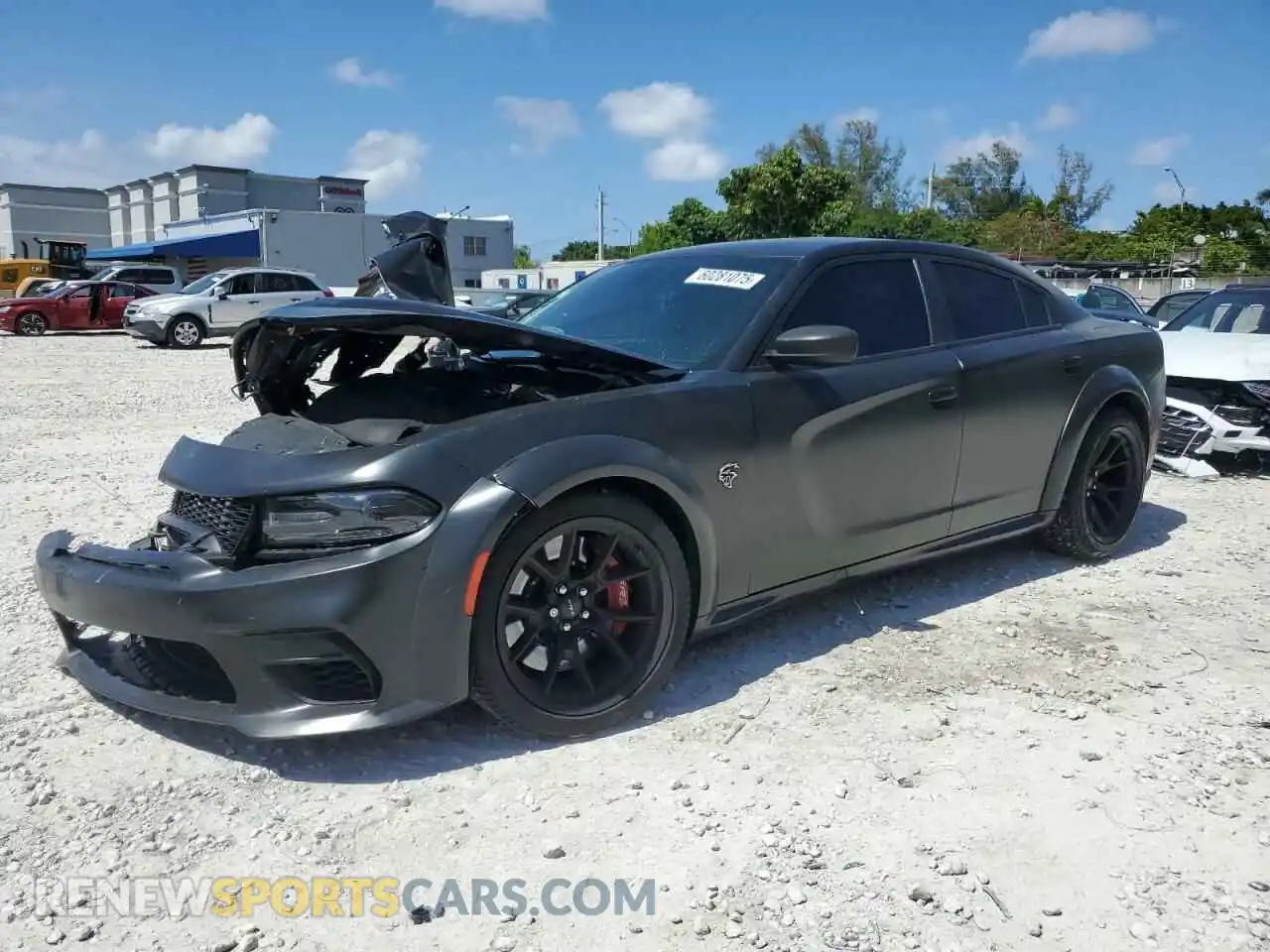 1 Photograph of a damaged car 2C3CDXL93MH580838 DODGE CHARGER 2021