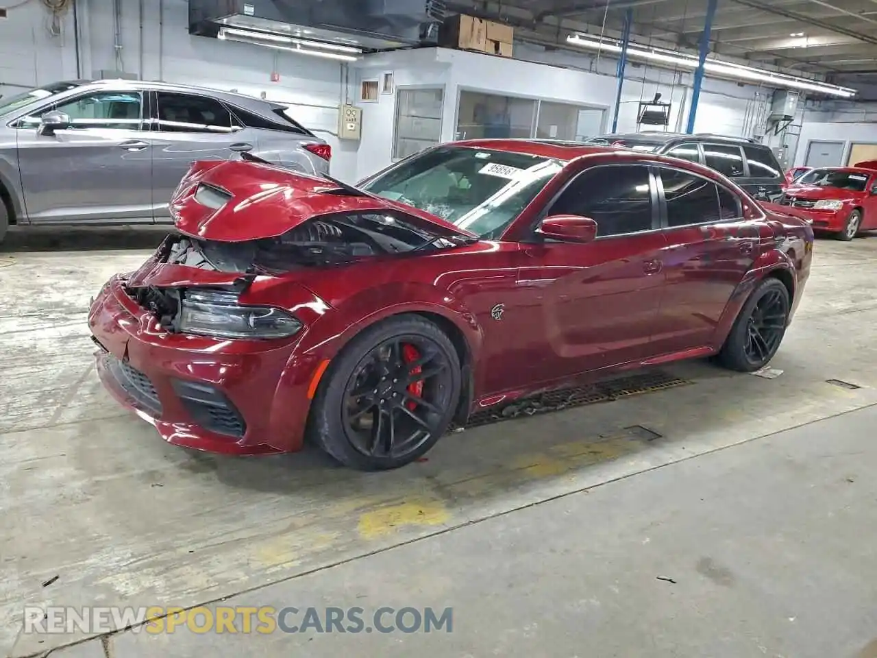 1 Photograph of a damaged car 2C3CDXL96MH580381 DODGE CHARGER 2021