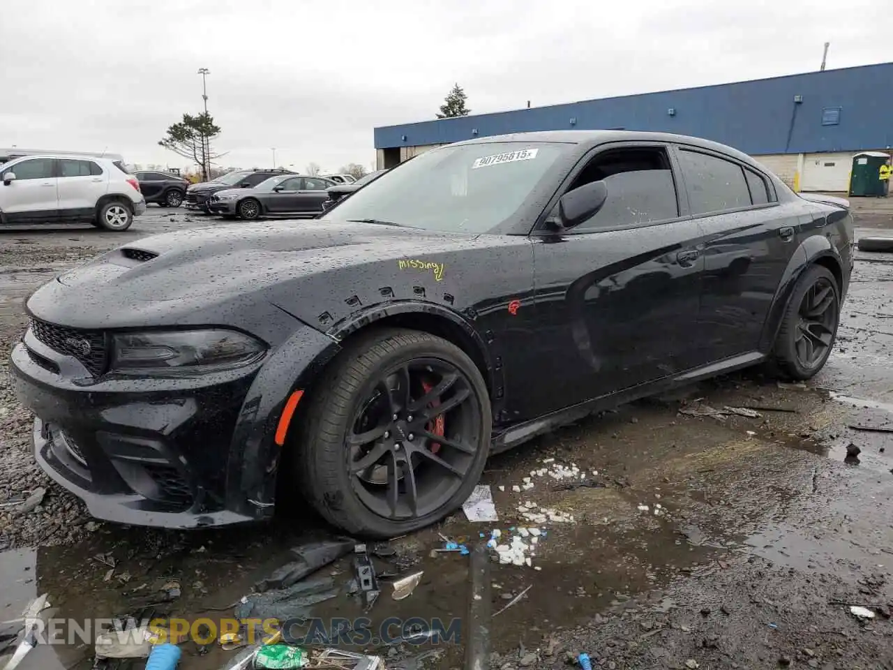 1 Photograph of a damaged car 2C3CDXL96MH649425 DODGE CHARGER 2021