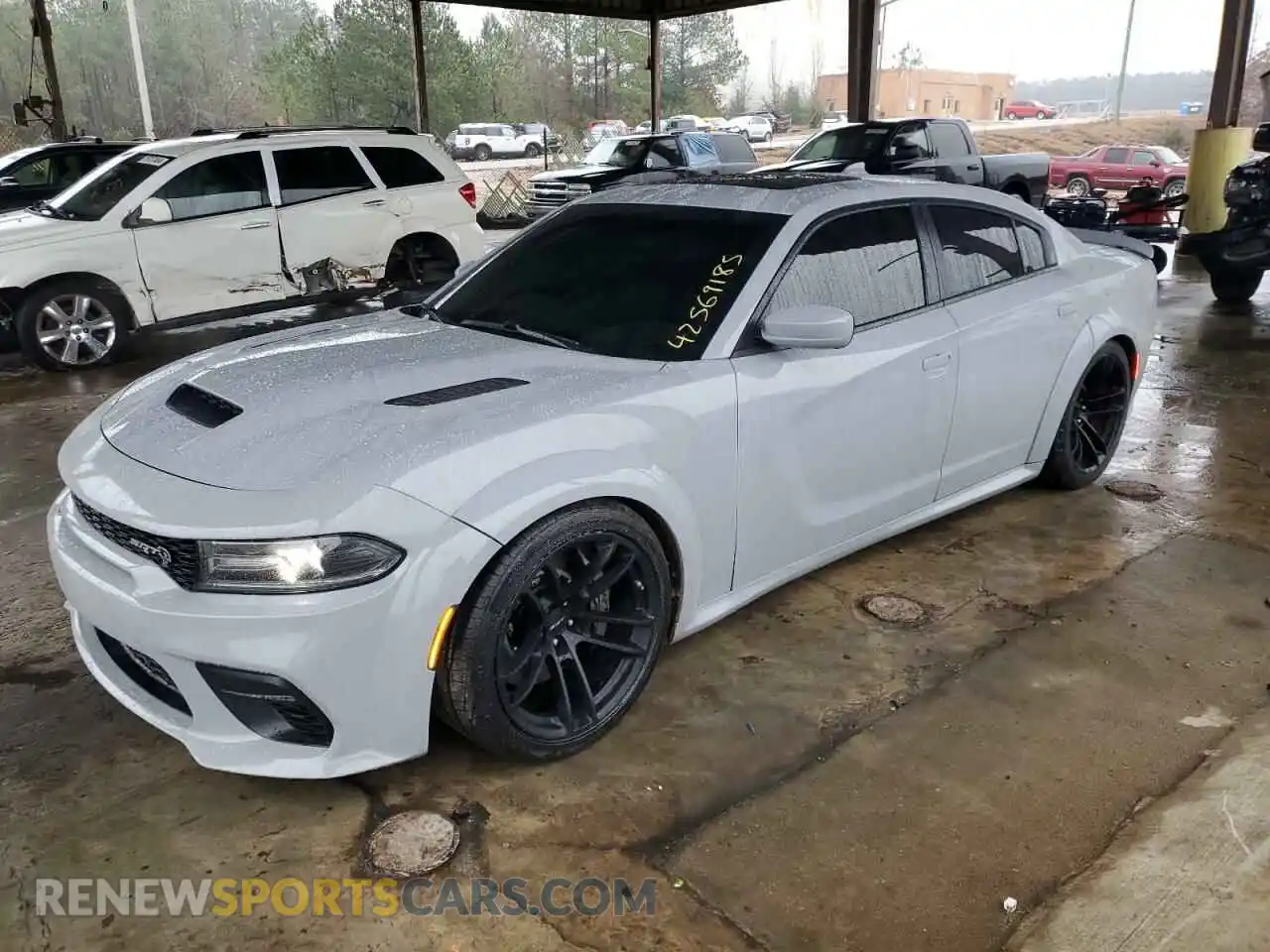 1 Photograph of a damaged car 2C3CDXL97MH615140 DODGE CHARGER 2021