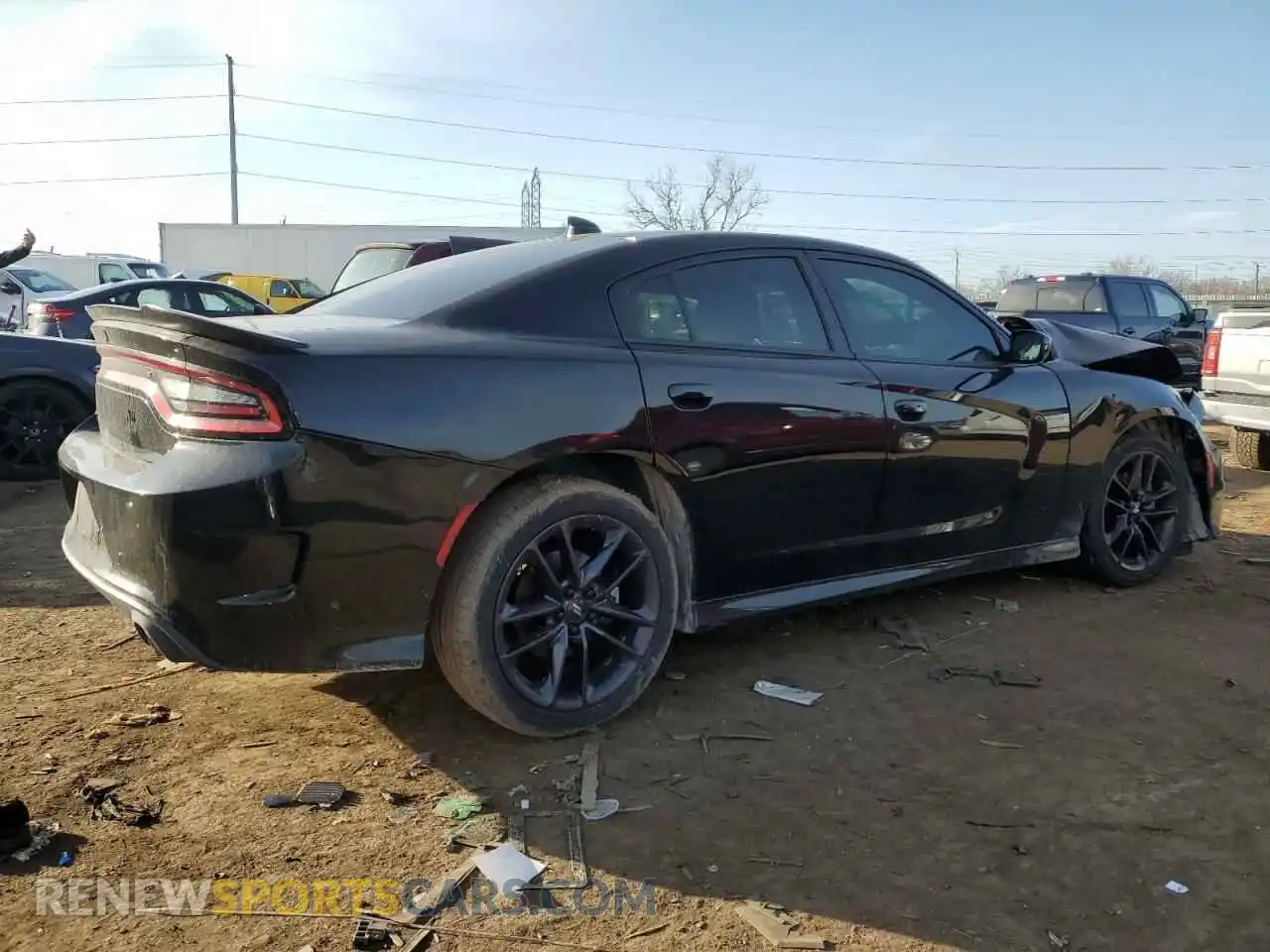 3 Photograph of a damaged car 2C3CDXMG0MH504958 DODGE CHARGER 2021