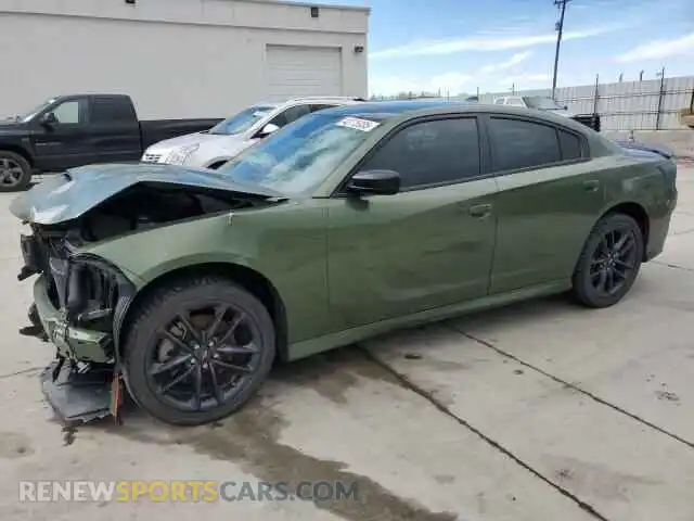 1 Photograph of a damaged car 2C3CDXMG4MH606120 DODGE CHARGER 2021