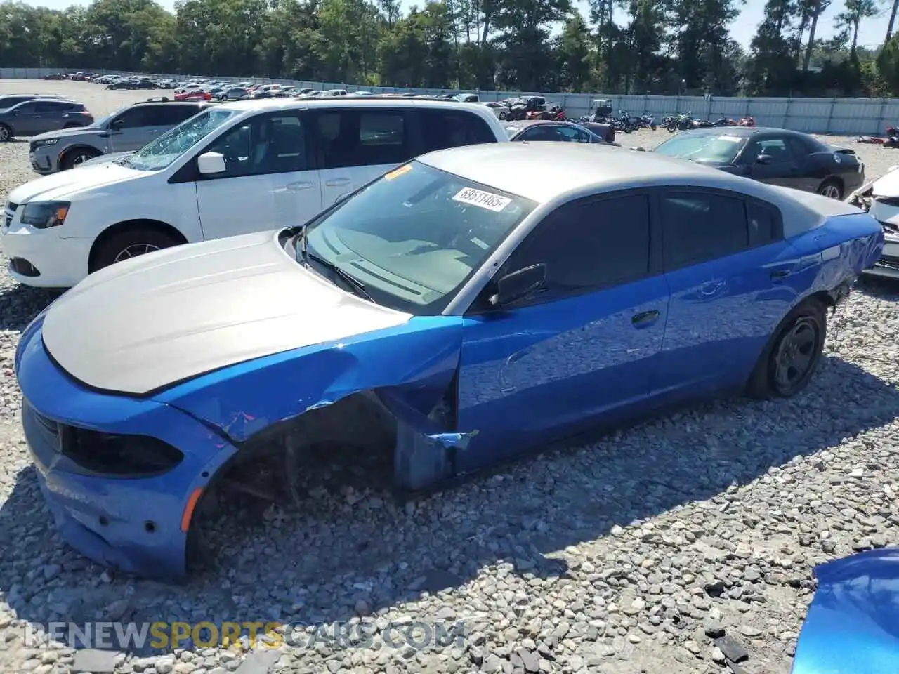 1 Photograph of a damaged car 2C3CDXAT3NH116688 DODGE CHARGER 2022