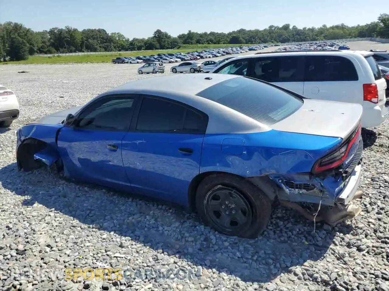 2 Photograph of a damaged car 2C3CDXAT3NH116688 DODGE CHARGER 2022