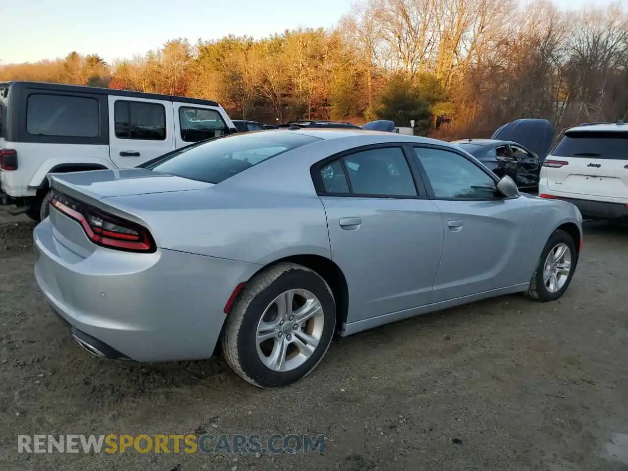 3 Photograph of a damaged car 2C3CDXBG0NH126760 DODGE CHARGER 2022