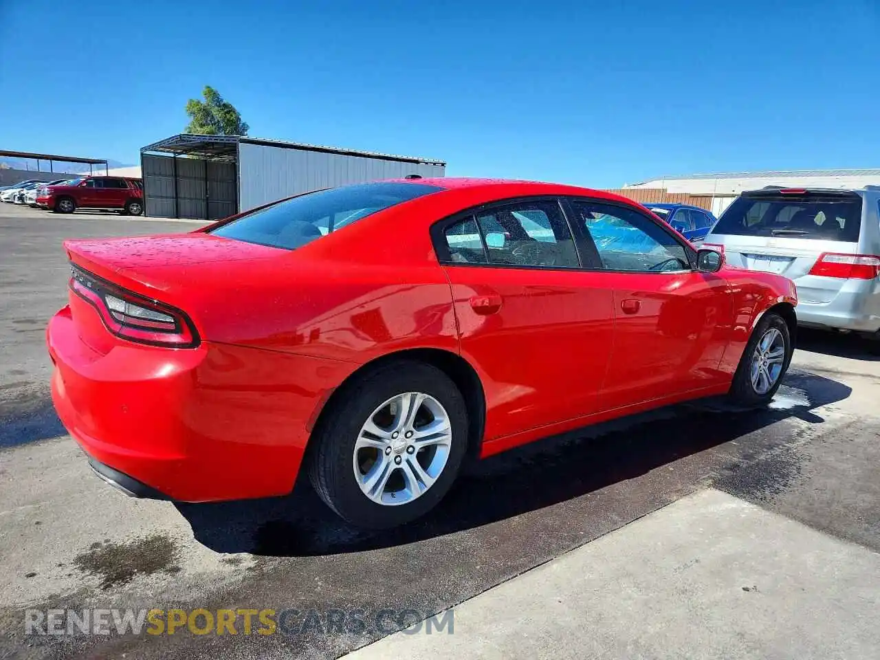 3 Photograph of a damaged car 2C3CDXBG0NH160956 DODGE CHARGER 2022