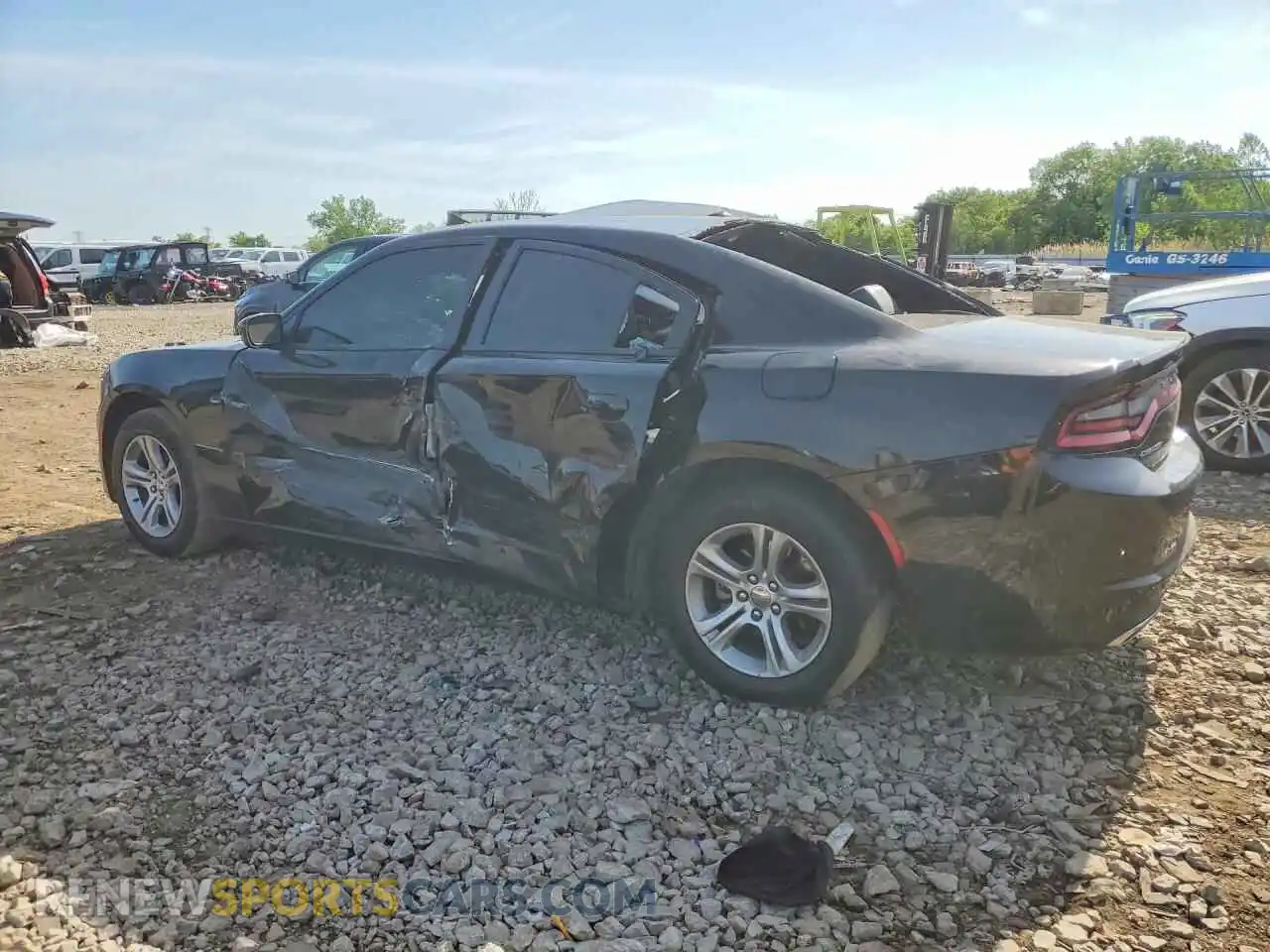 2 Photograph of a damaged car 2C3CDXBG1NH182674 DODGE CHARGER 2022