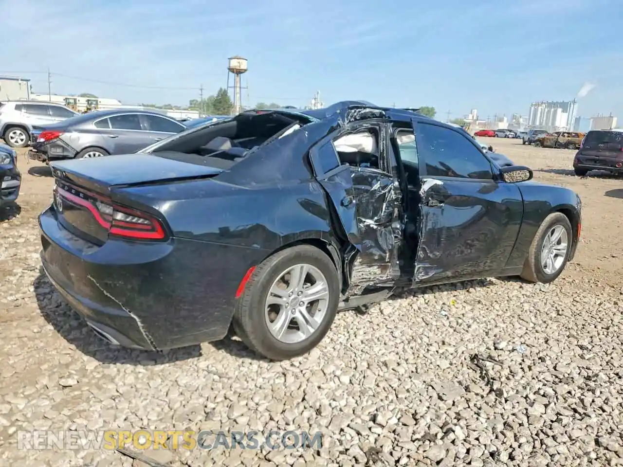 3 Photograph of a damaged car 2C3CDXBG1NH182674 DODGE CHARGER 2022