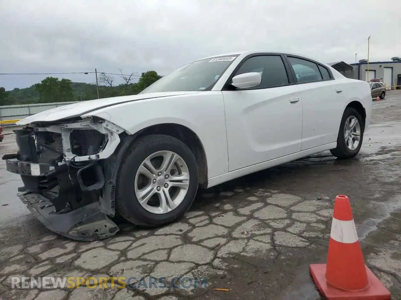 1 Photograph of a damaged car 2C3CDXBG1NH201790 DODGE CHARGER 2022