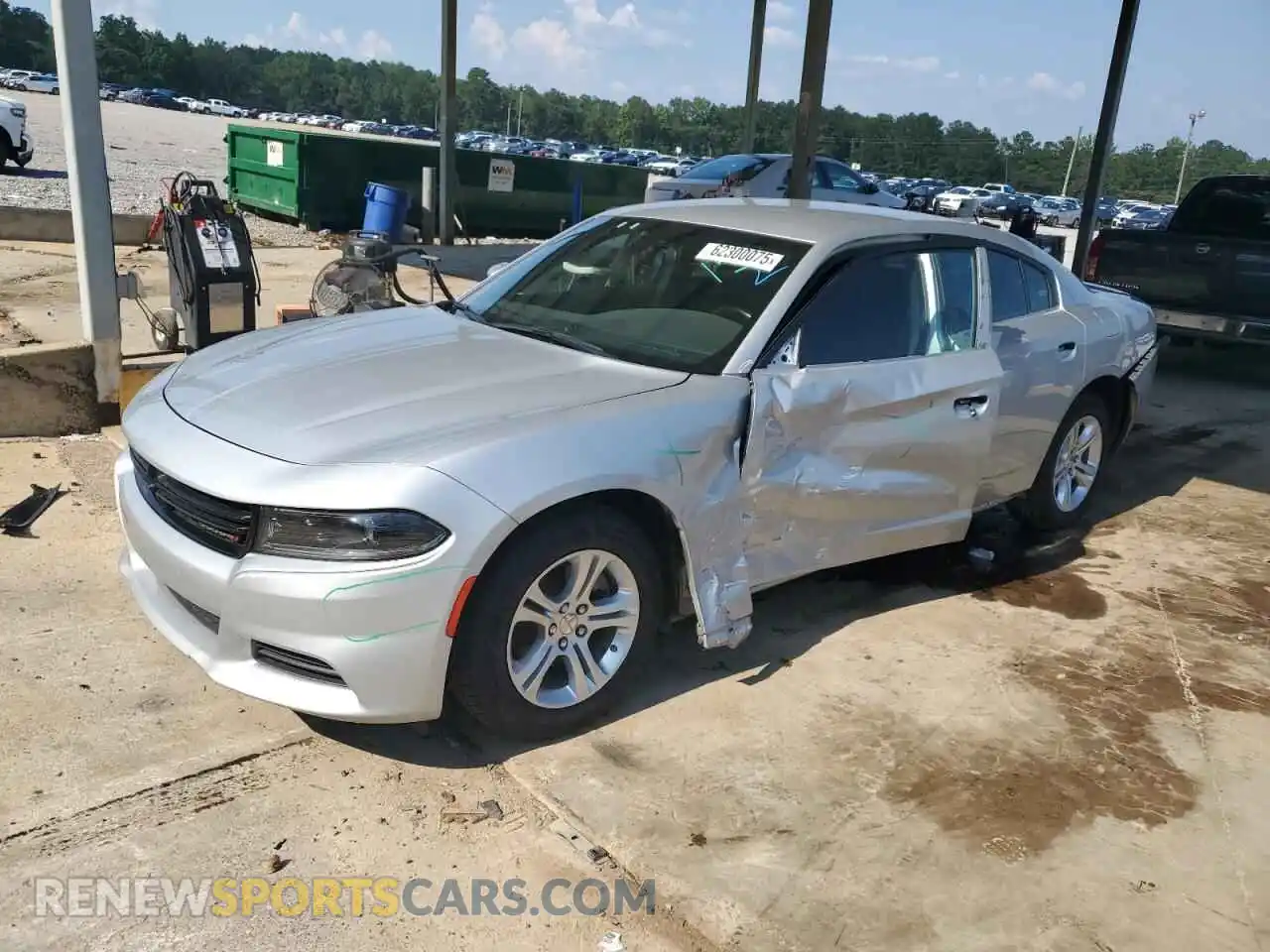 1 Photograph of a damaged car 2C3CDXBG1NH207959 DODGE CHARGER 2022