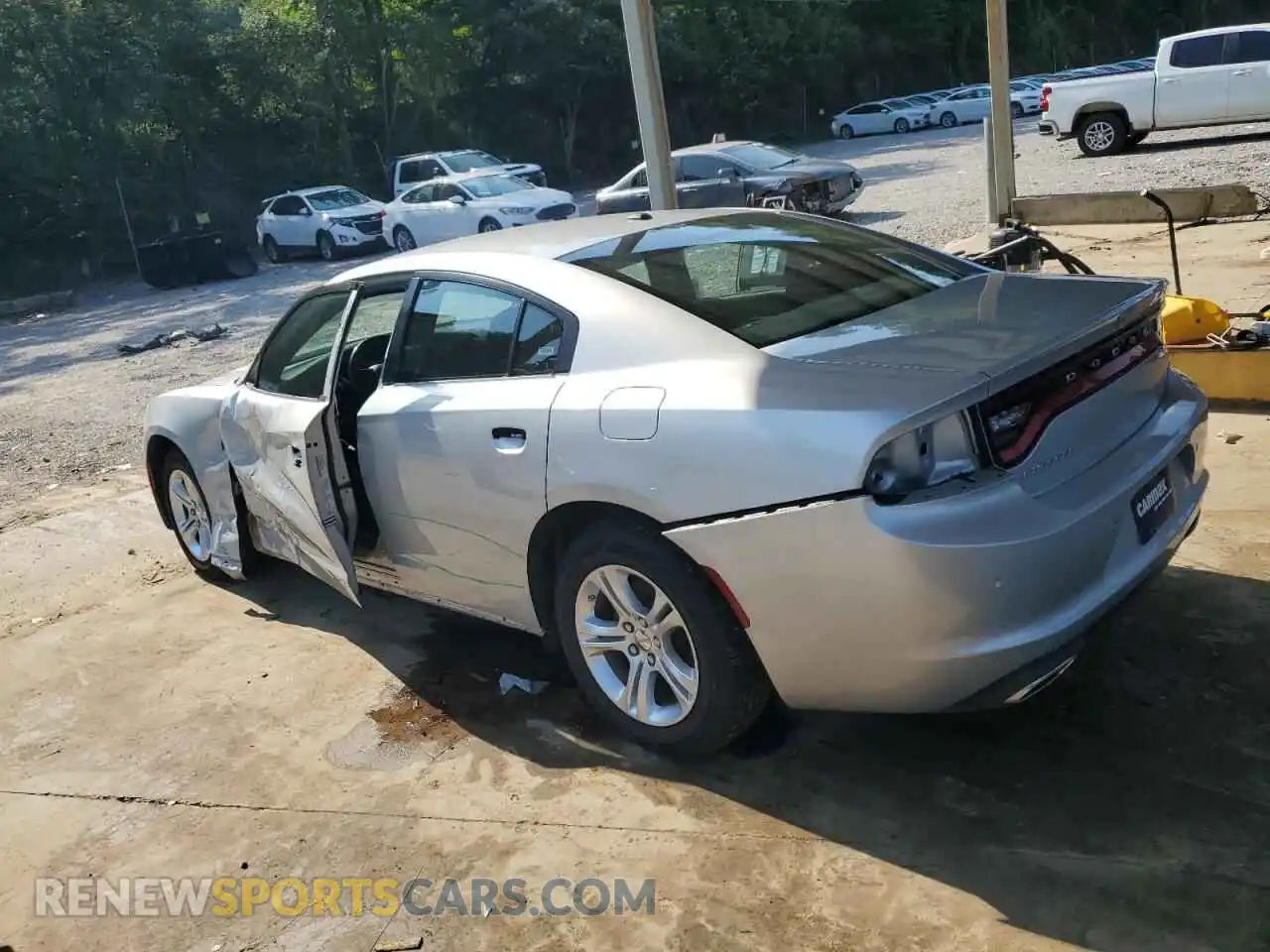2 Photograph of a damaged car 2C3CDXBG1NH207959 DODGE CHARGER 2022