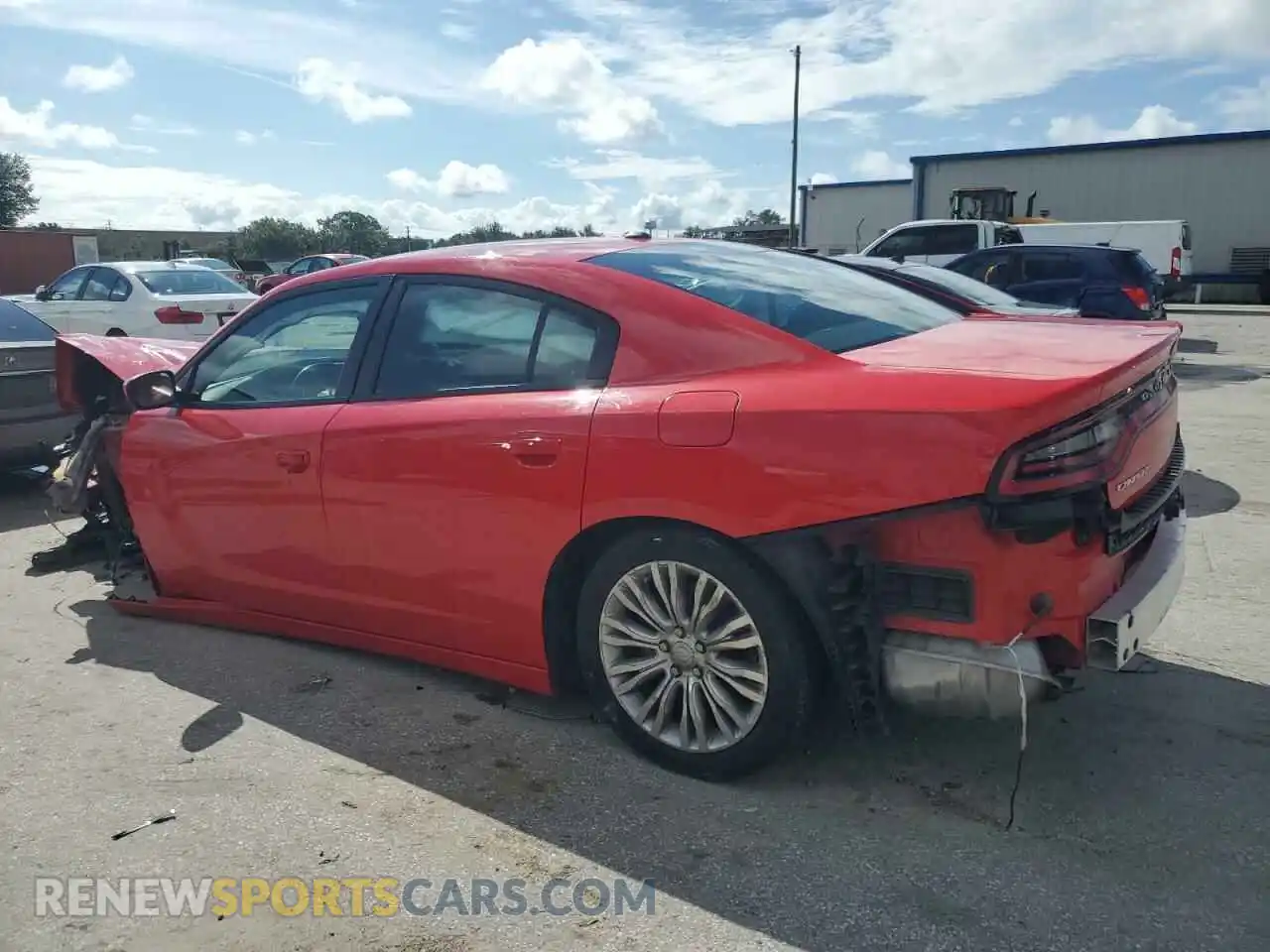 2 Photograph of a damaged car 2C3CDXBG1NH219819 DODGE CHARGER 2022