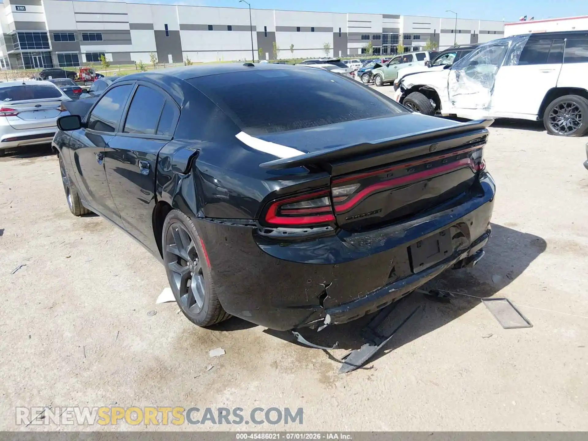 3 Photograph of a damaged car 2C3CDXBG2NH189987 DODGE CHARGER 2022