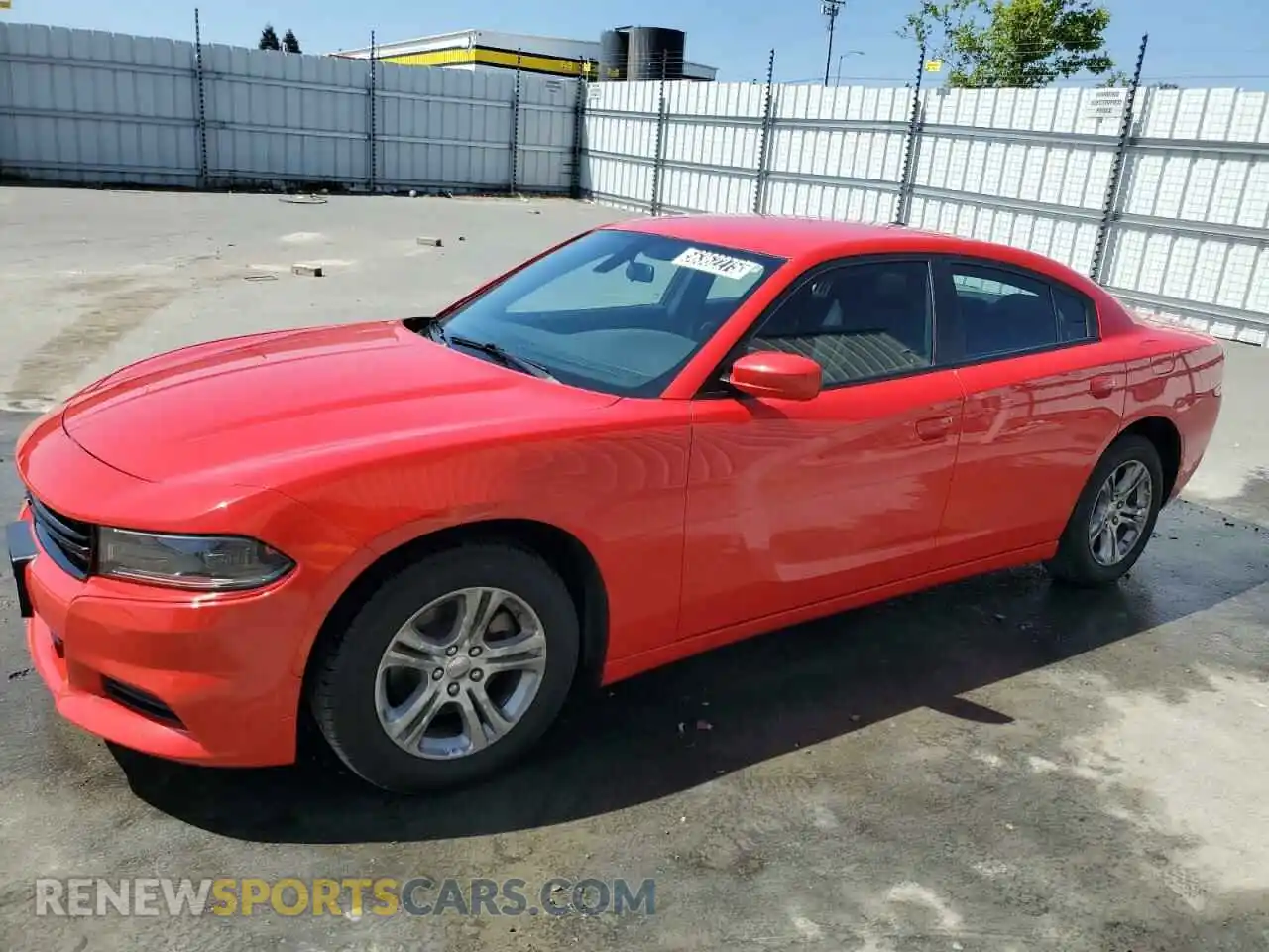 1 Photograph of a damaged car 2C3CDXBG2NH192565 DODGE CHARGER 2022