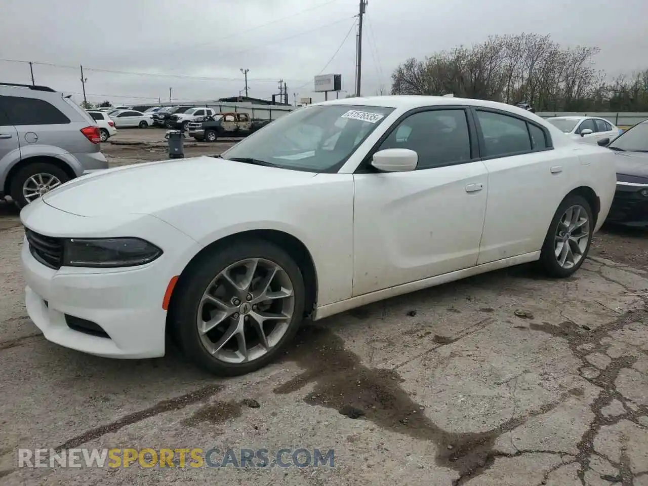 1 Photograph of a damaged car 2C3CDXBG2NH216878 DODGE CHARGER 2022
