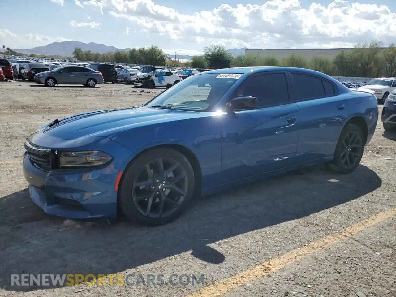 1 Photograph of a damaged car 2C3CDXBG2NH217299 DODGE CHARGER 2022