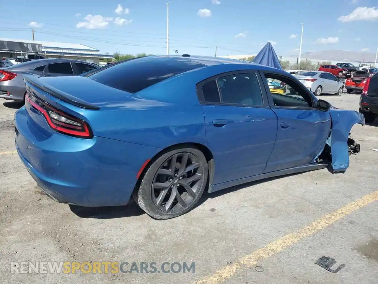 3 Photograph of a damaged car 2C3CDXBG2NH217299 DODGE CHARGER 2022