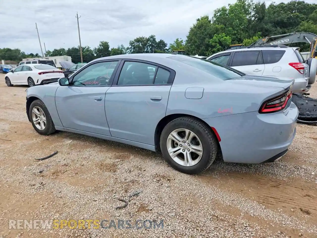 2 Photograph of a damaged car 2C3CDXBG2NH243854 DODGE CHARGER 2022