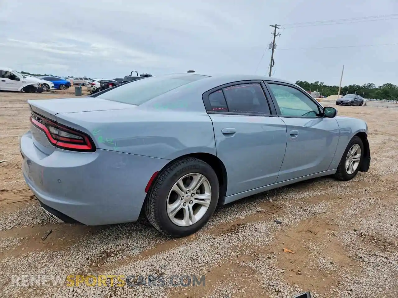 3 Photograph of a damaged car 2C3CDXBG2NH243854 DODGE CHARGER 2022